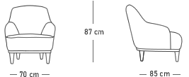Italian Walnut Armrest